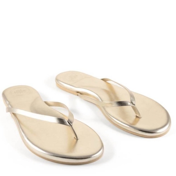 REVOLVE SOLEI SEA women's indie sandal in metallic gold size 11 NWT - Picture 2 of 12